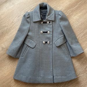 Rothschild grey dressy pea coat - 4T
